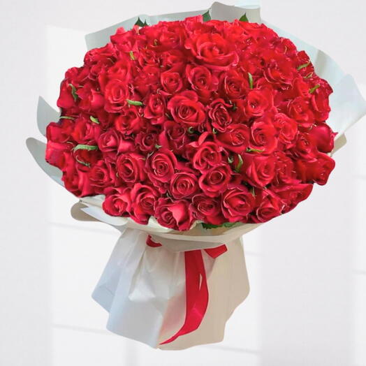 Valentine Lovely Day ( 71 roses )