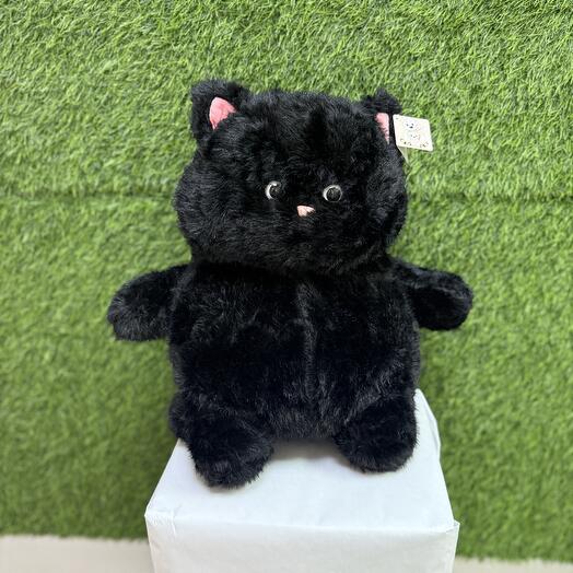Игрушка черный кот большой