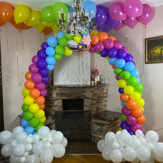 Воздушные шары на День рождения, 220 шт