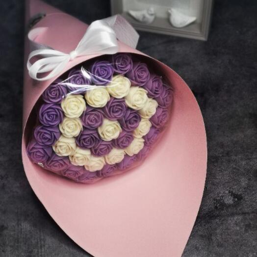 Букет из 37 шоколадных роз Flowers