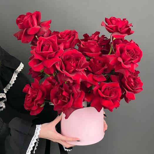 Red roses in a box 25❣️