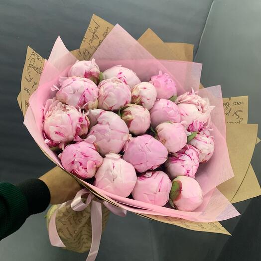 Пионы розовые 19