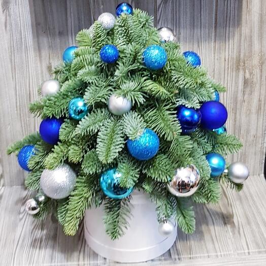 Ёлка настольная 40см (Можно в любом цвете)