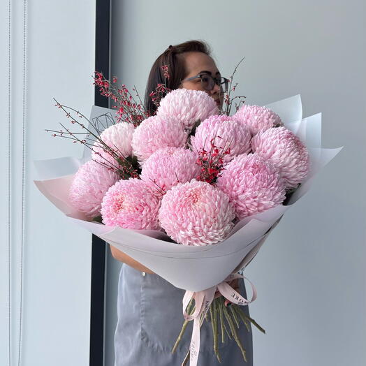 11 Pink Peony-Mums