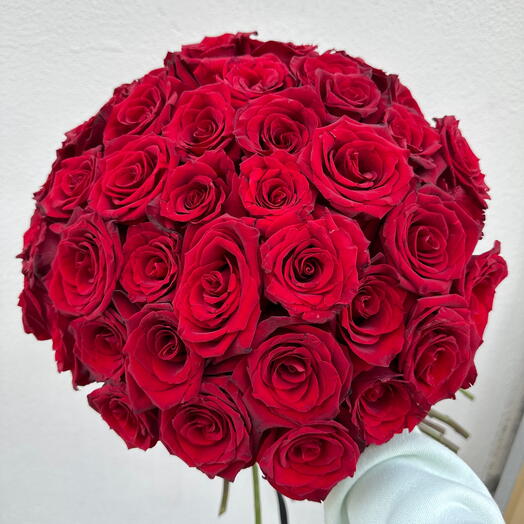 50 red roses