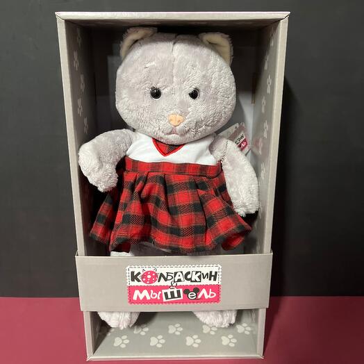 Мягкая игрушка "Кошечка в юбке"