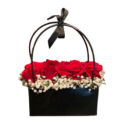 Valentines Day Basket Arrangement