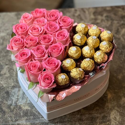 Chocolate flower box