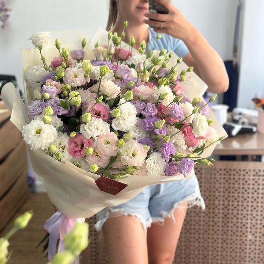 Букет гигант 35 эустом