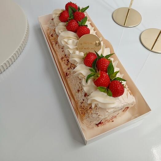 Меренговый рулет для мамы