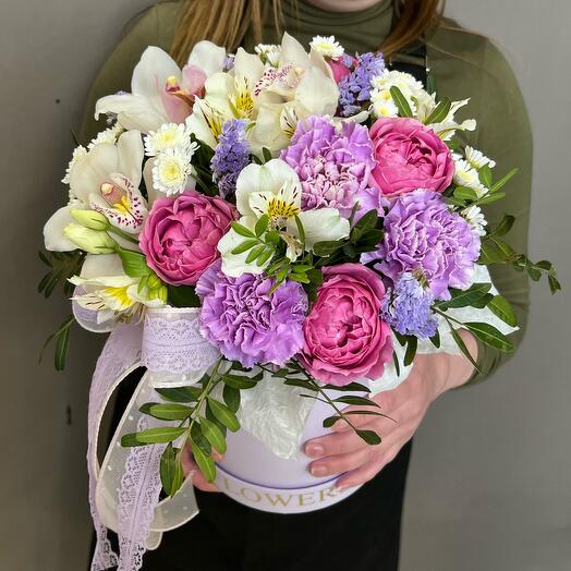 Flowers in a box