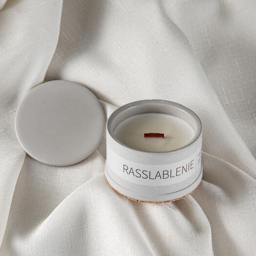 Ароматическая свеча RASSLABLENIE, 100 мл