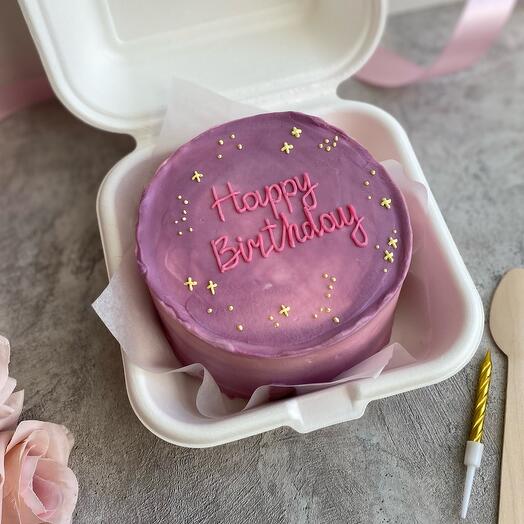 Бенто торт S космос «happy birthday»