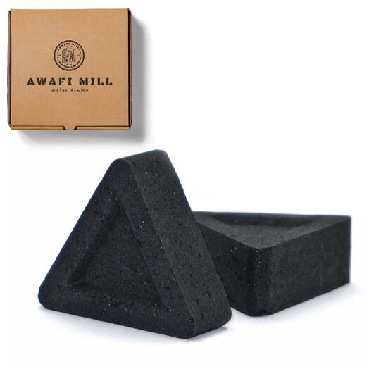 AWAFI MILL Charcoal Triangles | Incense Tablets - Pack of 50