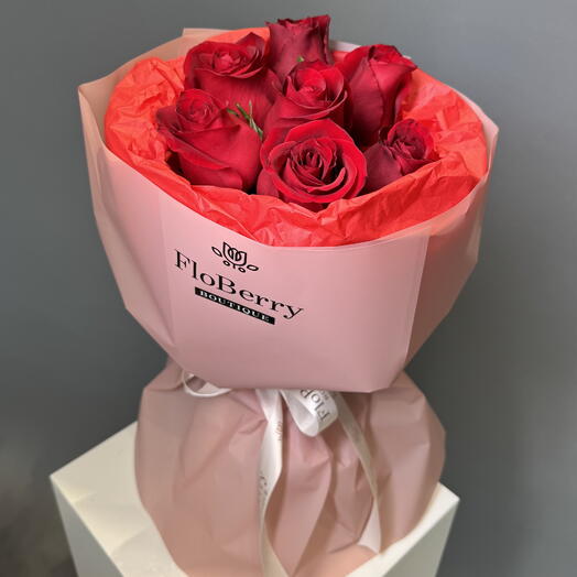 7 Red Roses Bouquet