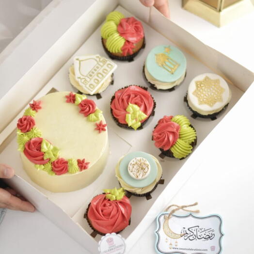 Ramadan Cake and Cupcakes Combo