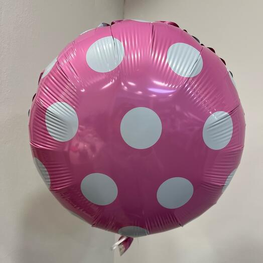 Pink circle balloon