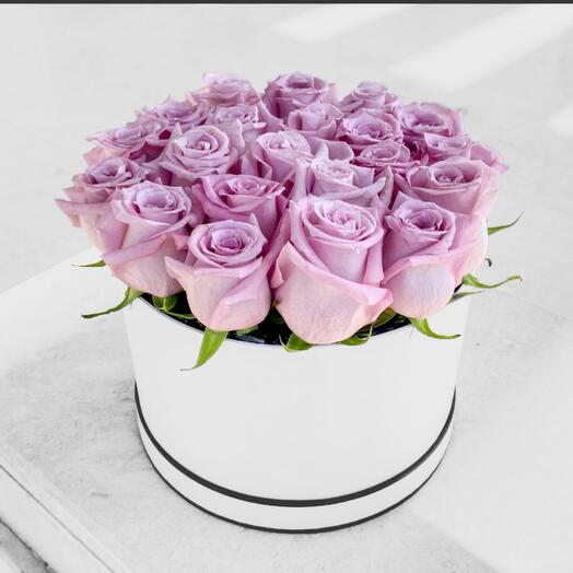 21 purple  Rose Arrangements