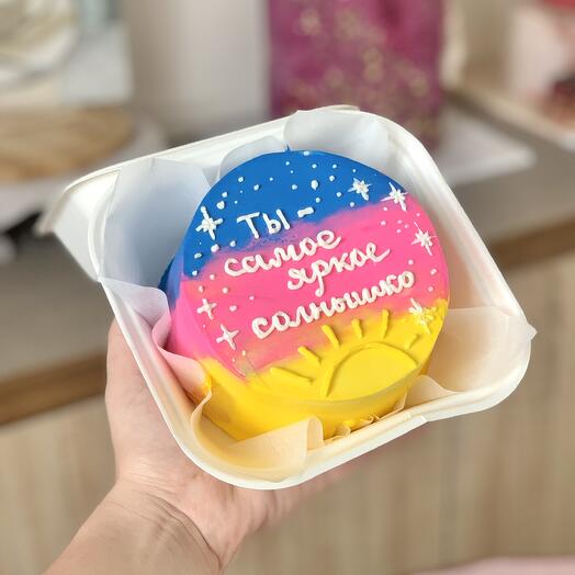 Бенто-торт с солнышком