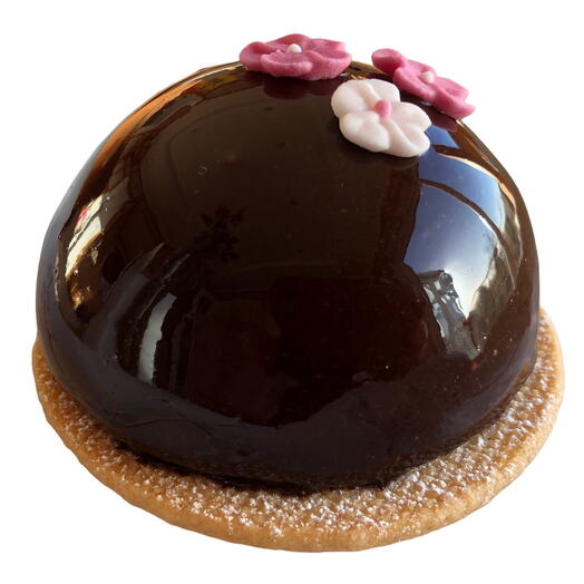 Chocolate   Blackcurrant Fondant Dome