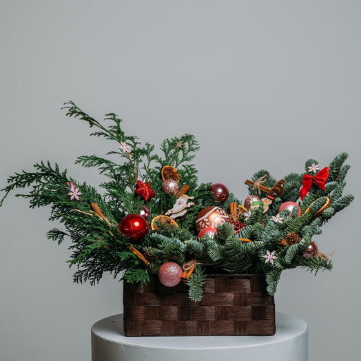 Christmas box arrangement Bright Lights