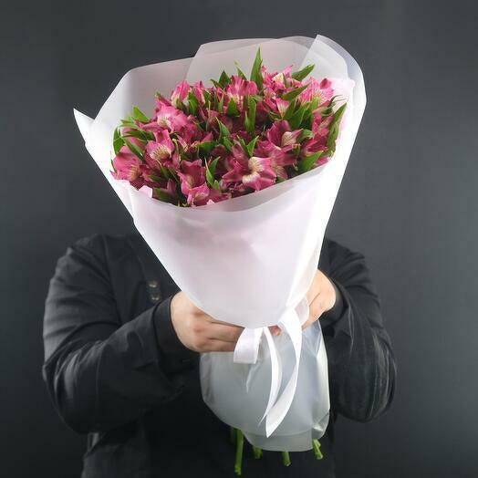 Bright Pink Alstroemerias