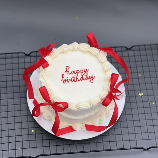 Торт в стиле Ламбет happy birthday