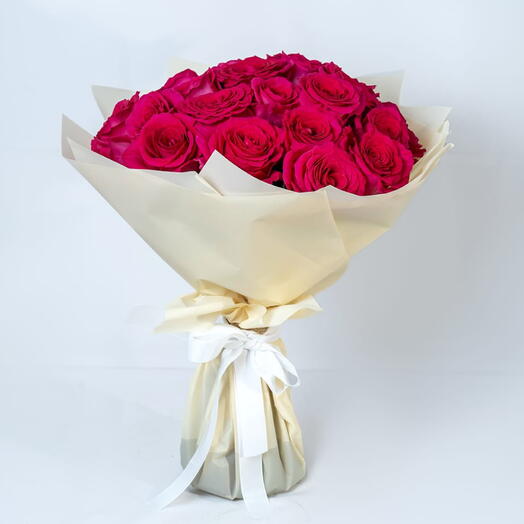 Fifty Red luxury roses Bouquet