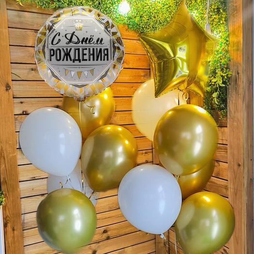 Сет «С днем рождения! Роскошь золота»