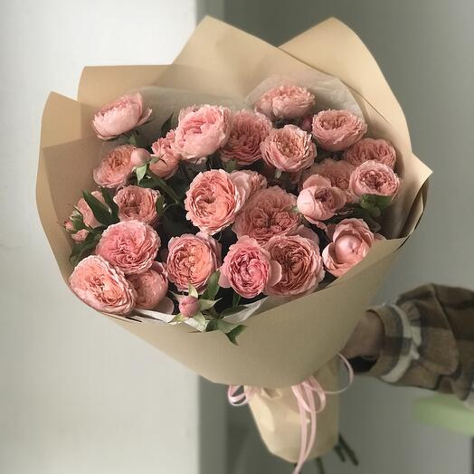7 кустовых пионовидных роз Julietta 31 Buket flowers