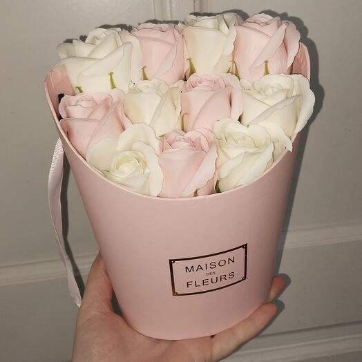 Букет мыльных роз букет из мыла розы