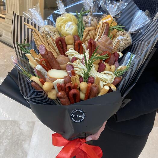 Мужской букет «Сырный Король»