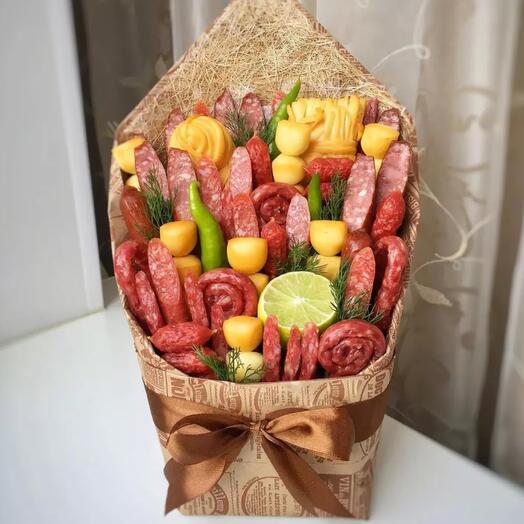 Мужской букет конверт