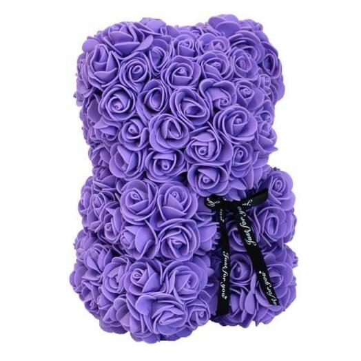 Flower teddy violeta