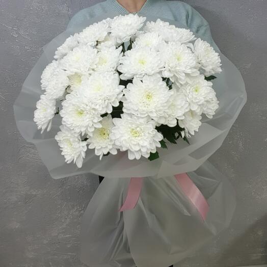 Букет из 5 хризантем