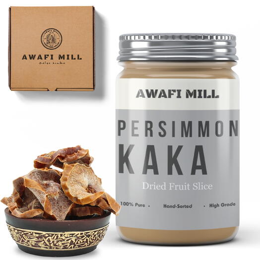 AWAFI MILL Dried Kaka Fruit | Sharon Kaki - Bottle of 100 Gram