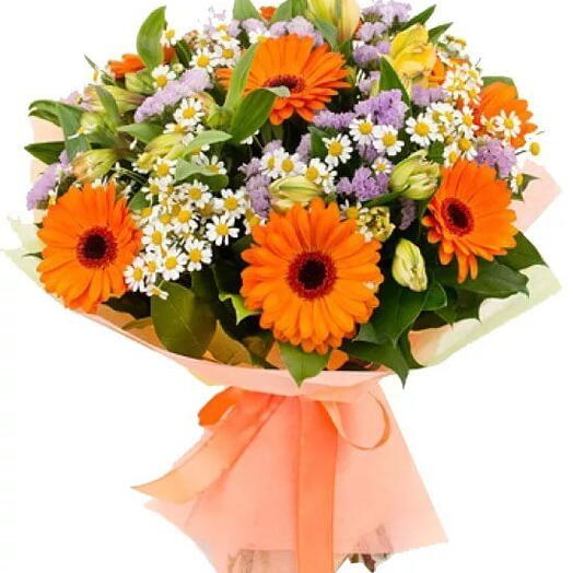 SUNNY CITRUS CHARM FLOWER ARRANGEMENT