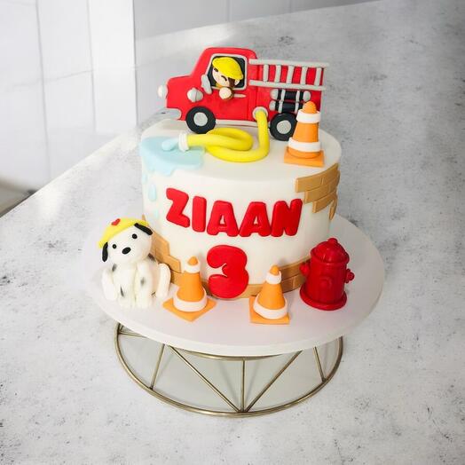 Fire Truck cake