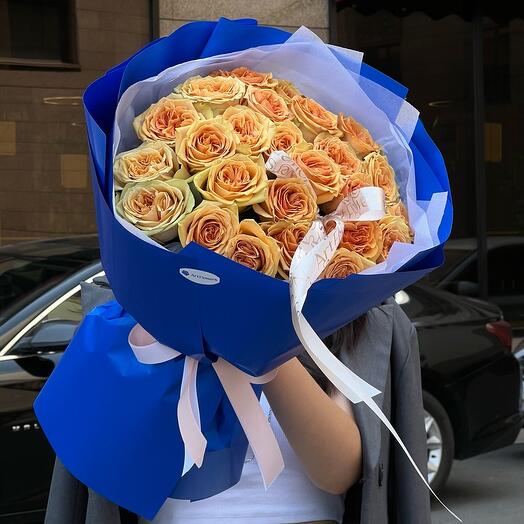 Голландская роза 25шт 50 см