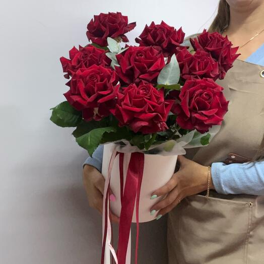 Букет французской красной розы