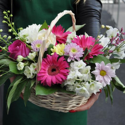 Cesta de flores