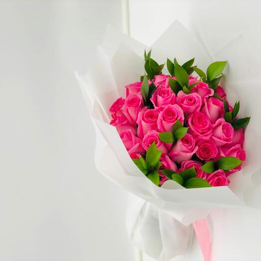 40 Pink Rose Bouquet