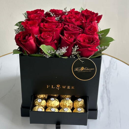Rosy Delight with Chocolates
