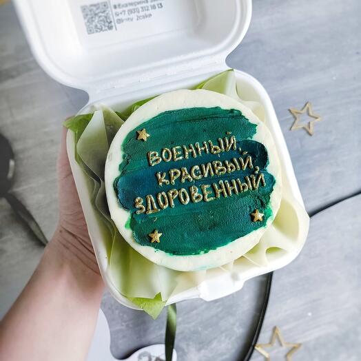 Бенто торт  23 февраля