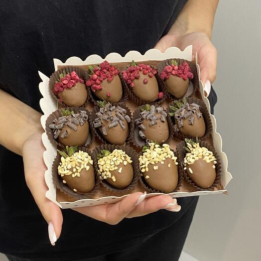 Клубника в шоколаде (9-12🍓)