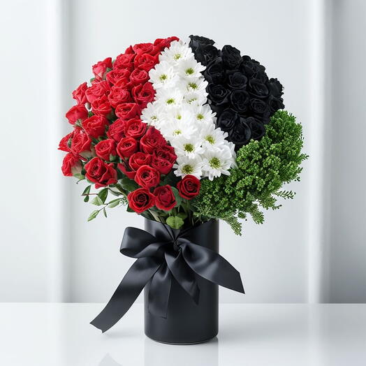 UAE National Day Flag Vase Arrangement