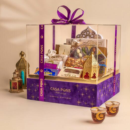 Large Dreamy Ramadan Basket Purple