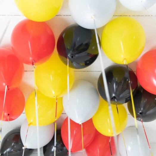 Шары гелий под потолок 21 шт. Set of helium balloons under the ceiling 21 pcs