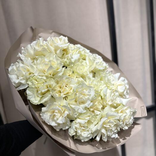 МоноБукет из 21 вывернутой розы