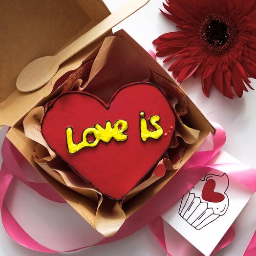 Бенто-торт "сердце"